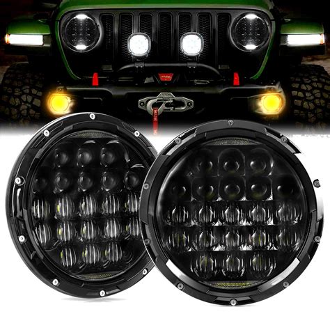 2 Years Warranty 4 inch LED Fog Lights for Jeep Wrangler JK TJ LJ CJ ...