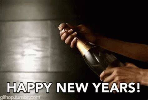 Happy New Years GIF - HappyNewYears Champagne Pop - Discover & Share GIFs