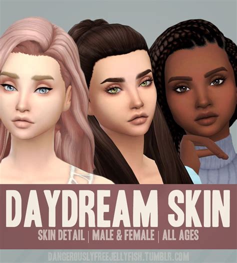 Daydream Skin | The sims 4 skin, Sims 4 cc skin, Sims 4