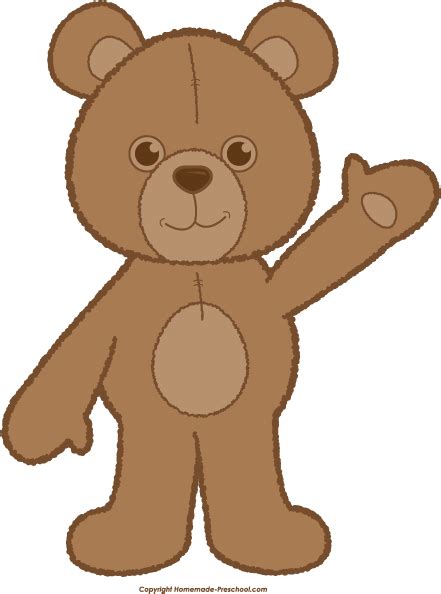 Free Teddy Bear Clip Art | Teddy bear clipart, Teddy bear, Bear paw print