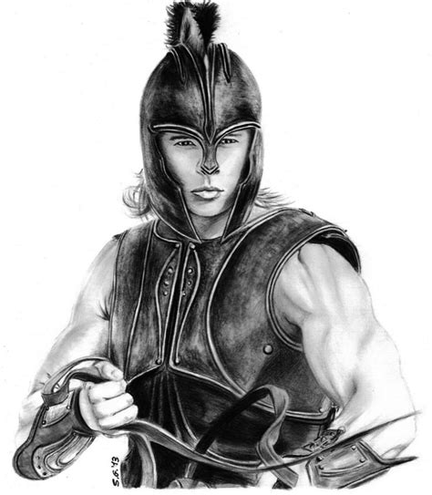 Brad Pitt as Achilles (Troy by Skylark6277 on DeviantArt