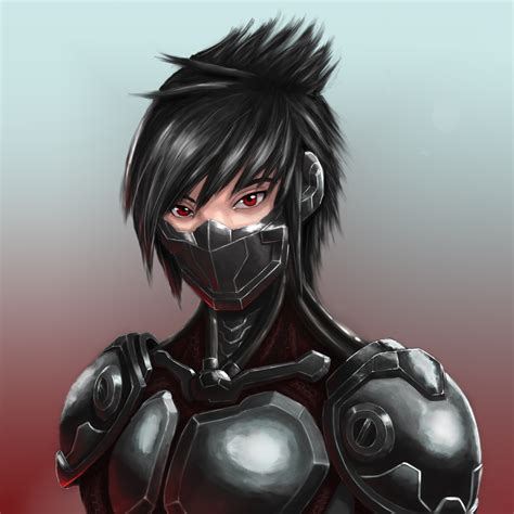 Shadowrun OC - Cyber Ninja Light with mask by Light255 on DeviantArt