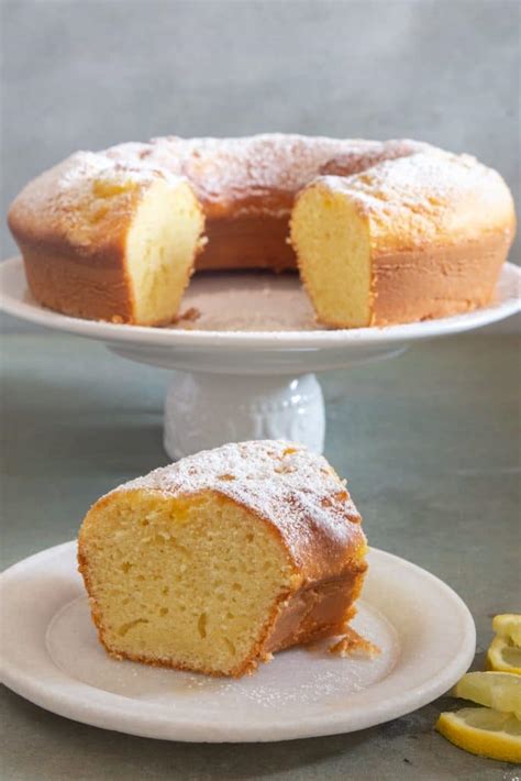 Egg Yolk Lemon Cake Recipe - An Italian in my Kitchen