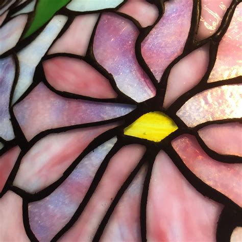 Poinsettia Tiffany Style Stained Glass Floor Lamp | Etsy