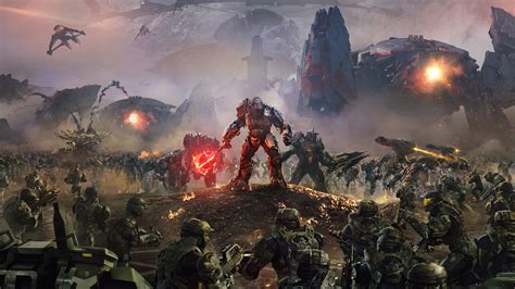 Wallpaper Halo Wars 2, Atriox Battlefield, Xbox One, 4K, Games, #7942 | Wallpaper for iPhone ...