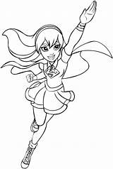 Dc Super Hero Girls Coloring Pages  Learny Kids sketch template