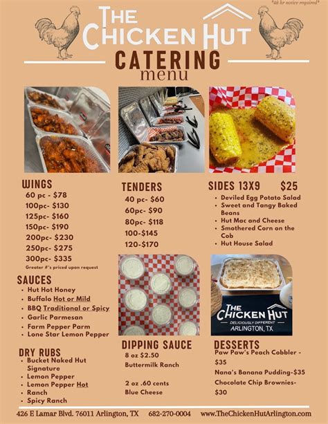 Deals / Catering - THE CHICKEN HUT