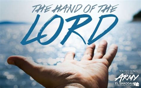 The Hand of The Lord - 9 April 2017 - Bruce McCallum