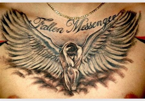 [Get 44+] Male Wings Chest Tattoo Designs