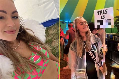 Laura Woods enjoys Glastonbury sunshine and posts Instagram picture with 'this is s***' sign ...