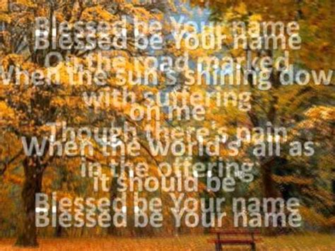 Blessed be Your name hillsong - YouTube