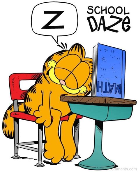 Garfield Sleeping Picture - Desi Comments