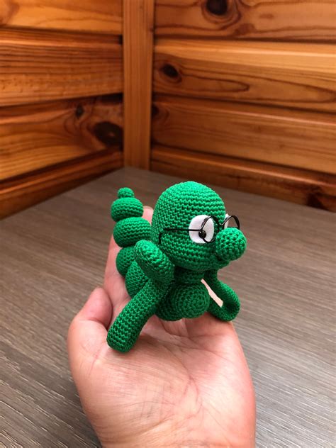 Crochet worm Amigurumi wormAmigurumi Souvenir Handmade | Etsy