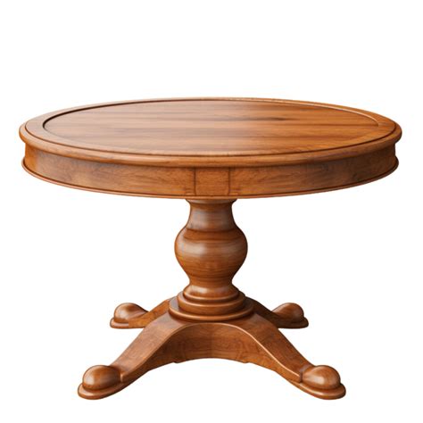 AI generated Round wooden vintage table clip art 34969364 PNG