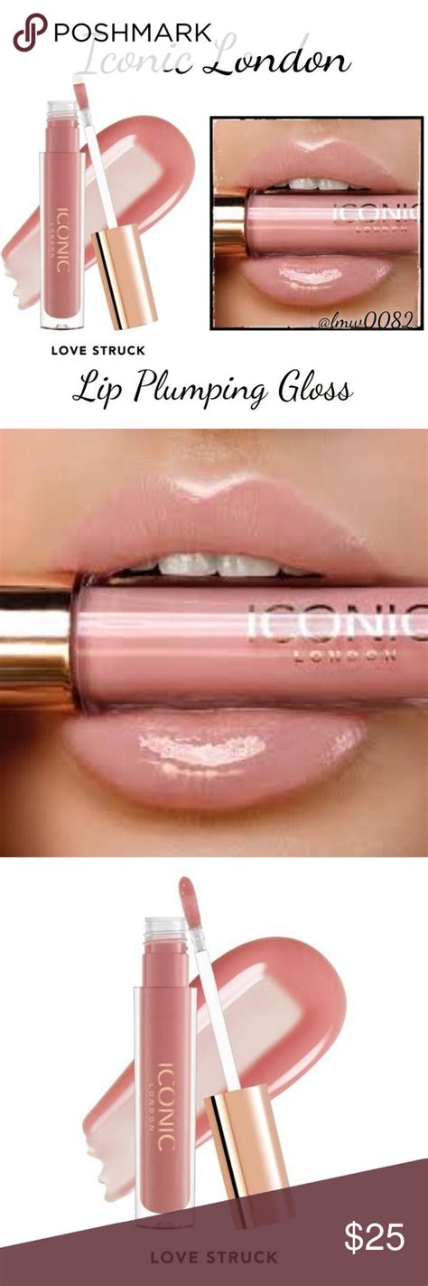 Iconic London Lip Plumping Gloss Lovestruck New! | Iconic london makeup, Lip balm gloss, Lips