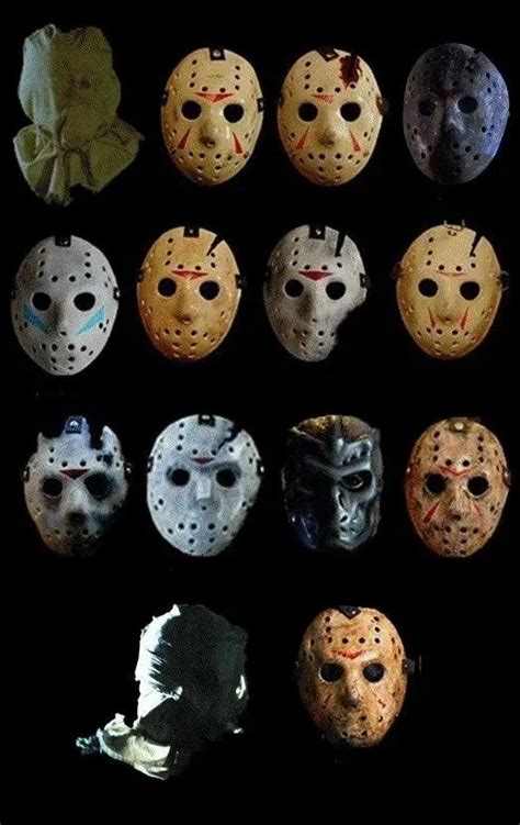 Evolution of Jason Voorhees' Hockey Mask [Friday the 13th]