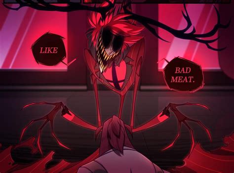 And people still think Alastor is hot and a gentle person : HazbinHotel