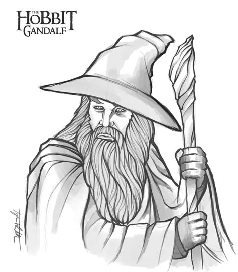 Gandalf Sketch by tyler-wetta on DeviantArt