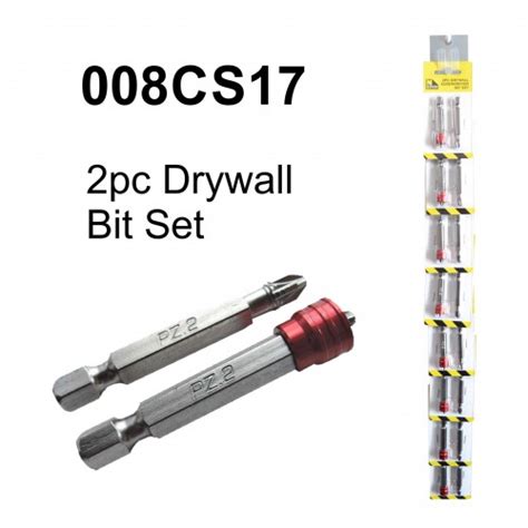 Clip Strip of 2pc Drywall Bit Set - Newsome Quality Tools