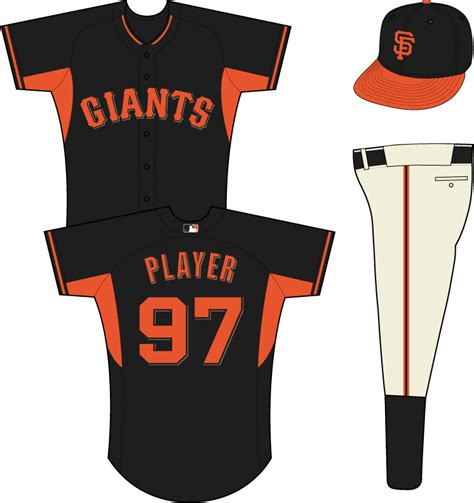 San Francisco Giants Practice Uniform - National League (NL) - Chris Creamer's Sports Logos Page ...