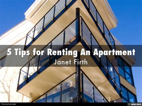 5 Tips for Renting An Apartment