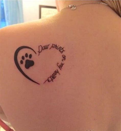 35 Cute Paw Print Tattoos for Your Inspiration | Art and Design