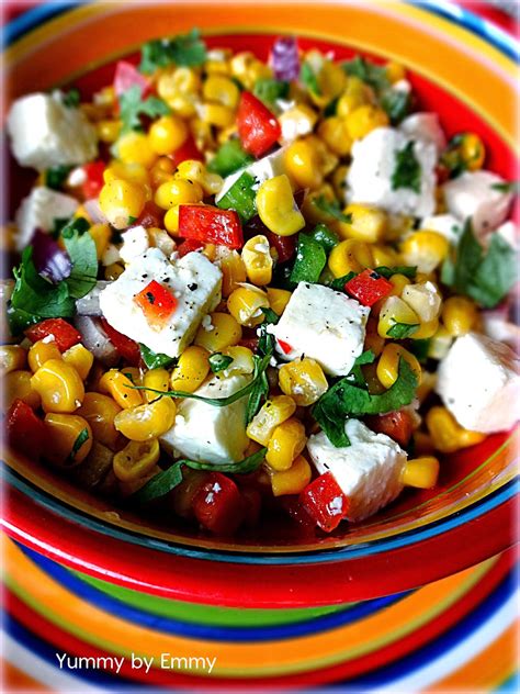 Yummy by Emmy: Peruvian-Style Corn Salad