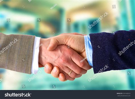 Business Meeting Table Shaking Hands Conclusion Stock Photo 524160523 | Shutterstock