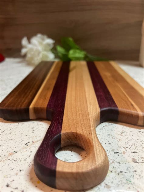 Wood Cutting Board Set Small Set of 3 Walnut Cherry and - Etsy