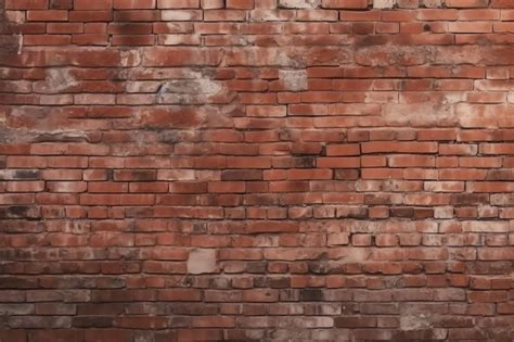 Premium AI Image | Antique Red bricks texture