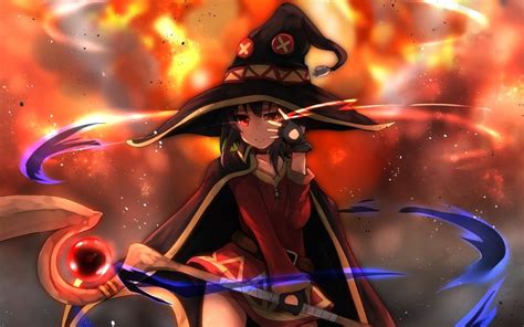 🔥 Download Anime Girl Megumin Konosuba Wallpaper HD Image by @natalielewis | Megumin Wallpapers ...