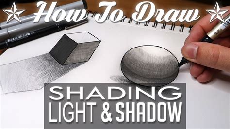 HOW TO DRAW - Shading Light & Shadow - YouTube