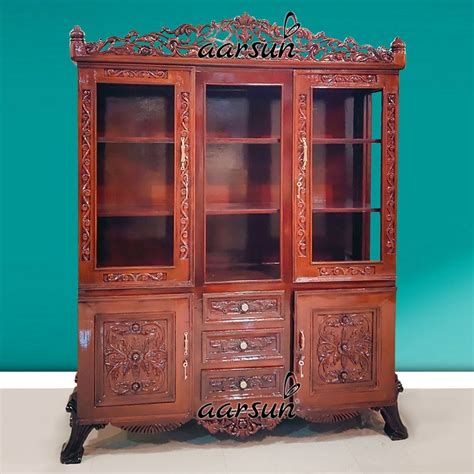Aarsun Handcrafted Multipurpose Cabinet Showcase Armoire at best price in Saharanpur