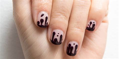 Nail Art How-To: Blood Drip Manicure