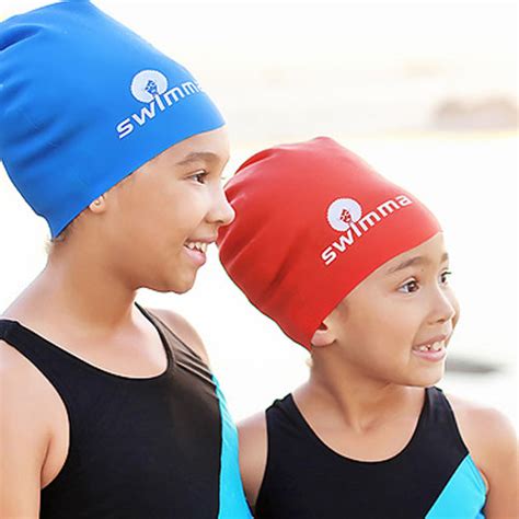 SWIMMA - Afro Kids Swim Cap - Medium - For braided hair - SwimkidzSA