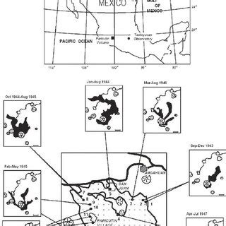 Location of Paricutín volcano and Teoloyucan Geomagnetic Observatory.... | Download Scientific ...