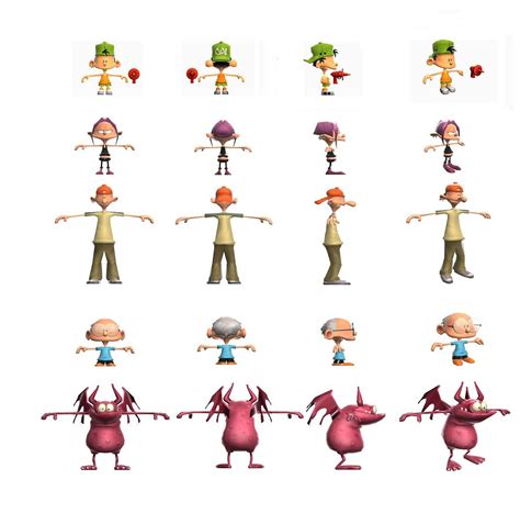 Kid Paddle Wii Characters — polycount