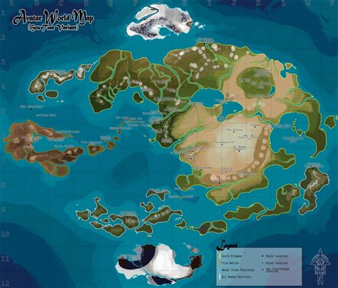 Avatar World Map - Avatar: The Last Airbender Photo (10941960) - Fanpop