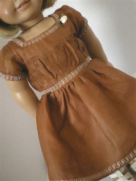 Chocolate Organza Dress Vintage Style American by fashioned4you