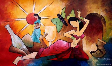 20 Beautiful Paintings and Creative Indian Artworks by Sudeep Mukherjee