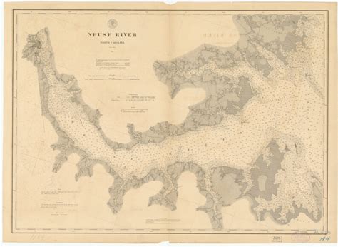 Neuse River Historical Map 1886 | Etsy