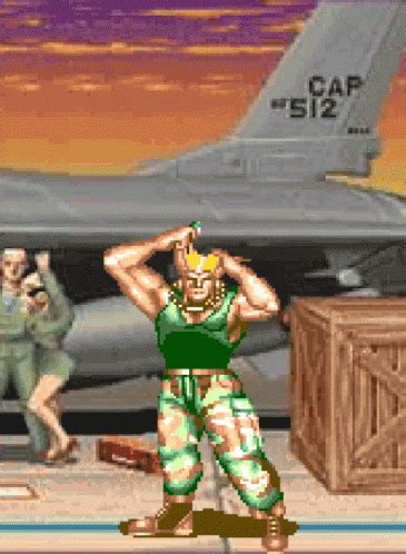 Guile Lookin Pretty GIF - Guile Street Fighter - Discover & Share GIFs | Guile street fighter ...