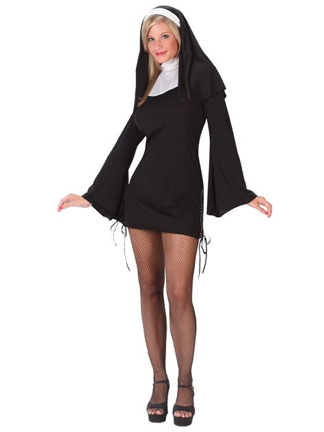 Naughty Nun Sister Hen Night Dress Up Women Costume M - L | eBay