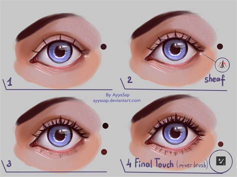 How To Draw Realistic Eyelashes