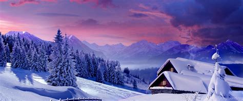 Winter 3440x1440 Wallpapers - Wallpaper Cave