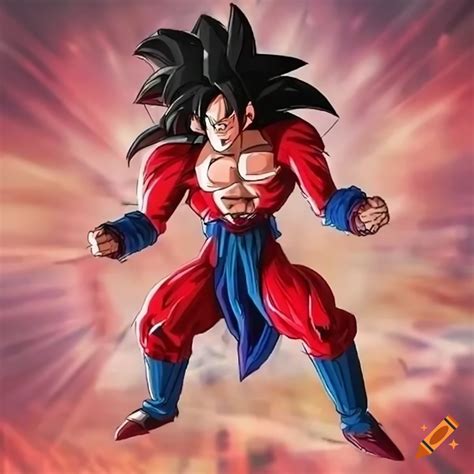 Goku super saiyan 4 from dragon ball gt