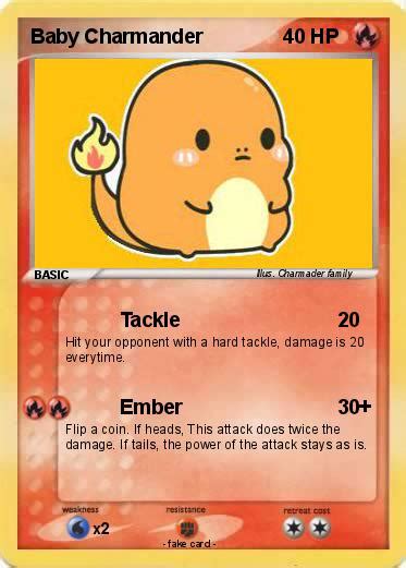 Pokémon Baby Charmander 32 32 - Tackle - My Pokemon Card