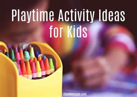 50 Playtime Activity Ideas for Kids Plus FREE Printable - SprinkleDIY