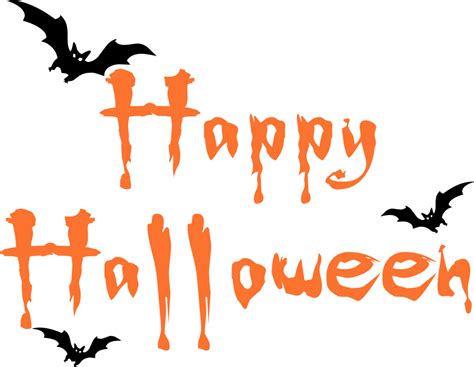 Free Printable happy halloween banner clipart template png images | Funny Halloween Day 2020 ...
