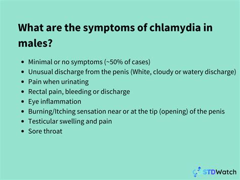 What are the symptoms of chlamydia? | STDWatch.com